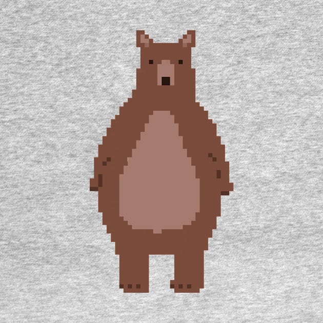 Fat Bear Pixel Art by PXL-JXN